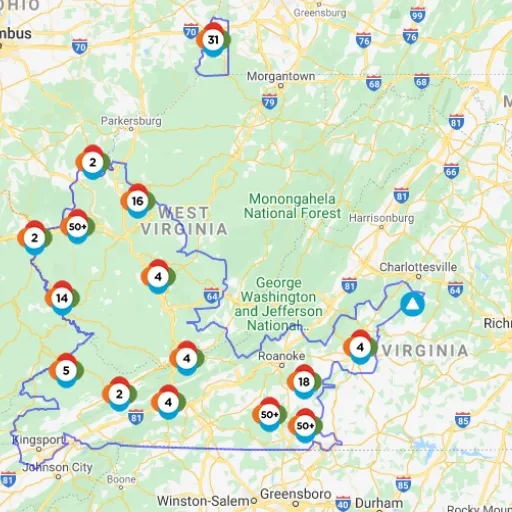 Current Power Outage Reports in Virginia